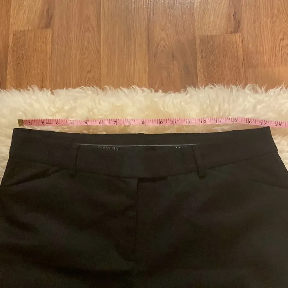 Anne Klein Black Wool Suit Pants/Trousers Flat Front EUC Sz 14P Business - Picture 6 of 10